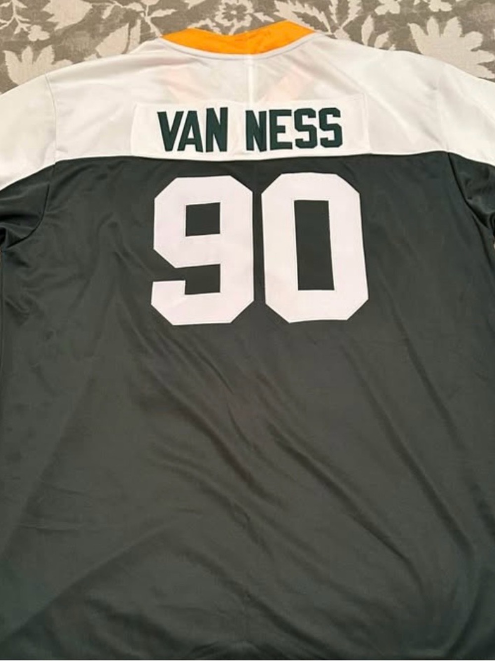 Green Bay Packers NFL Men’s #90 Lukas Van Ness Jersey! Size 2XL XXL! NEW!